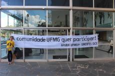 Ato contra o Future-se na Reitoria da UFMG